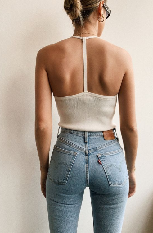 Push-up jeansy